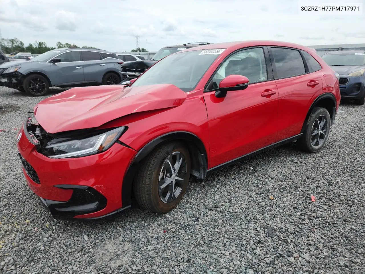 2023 Honda Hr-V Exl VIN: 3CZRZ1H77PM717971 Lot: 56346556