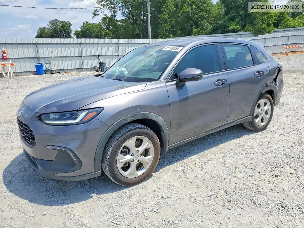 2023 Honda Hr-V Lx VIN: 3CZRZ1H34PM701935 Lot: 59249366