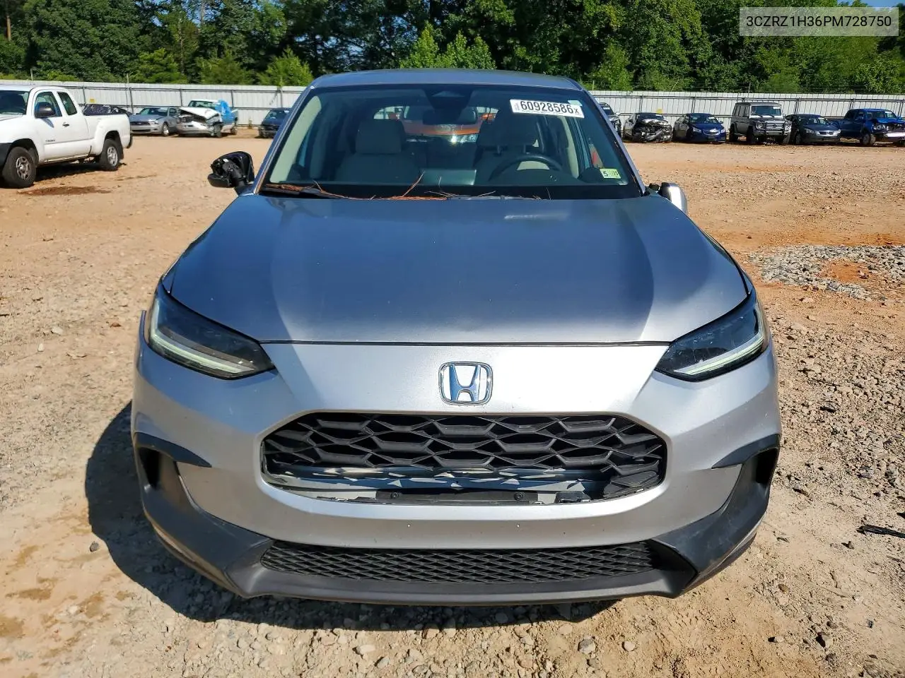 2023 Honda Hr-V Lx VIN: 3CZRZ1H36PM728750 Lot: 60928586