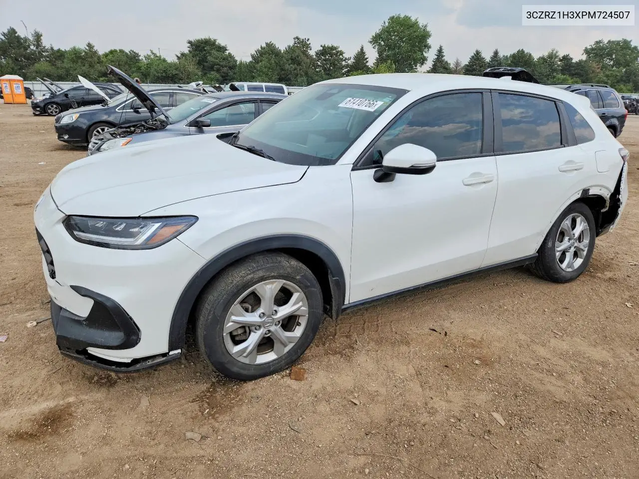 2023 Honda Hr-V Lx VIN: 3CZRZ1H3XPM724507 Lot: 61410766