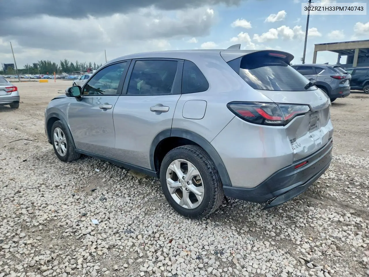 2023 Honda Hr-V Lx VIN: 3CZRZ1H33PM740743 Lot: 61648526