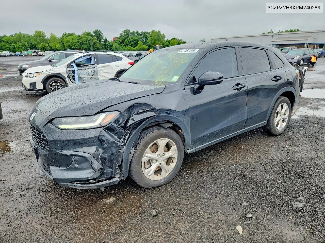 2023 Honda Hr-V Lx VIN: 3CZRZ2H3XPM740289 Lot: 61951606