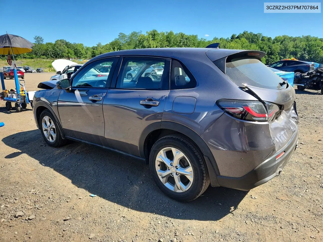 2023 Honda Hr-V Lx VIN: 3CZRZ2H37PM707864 Lot: 62024426
