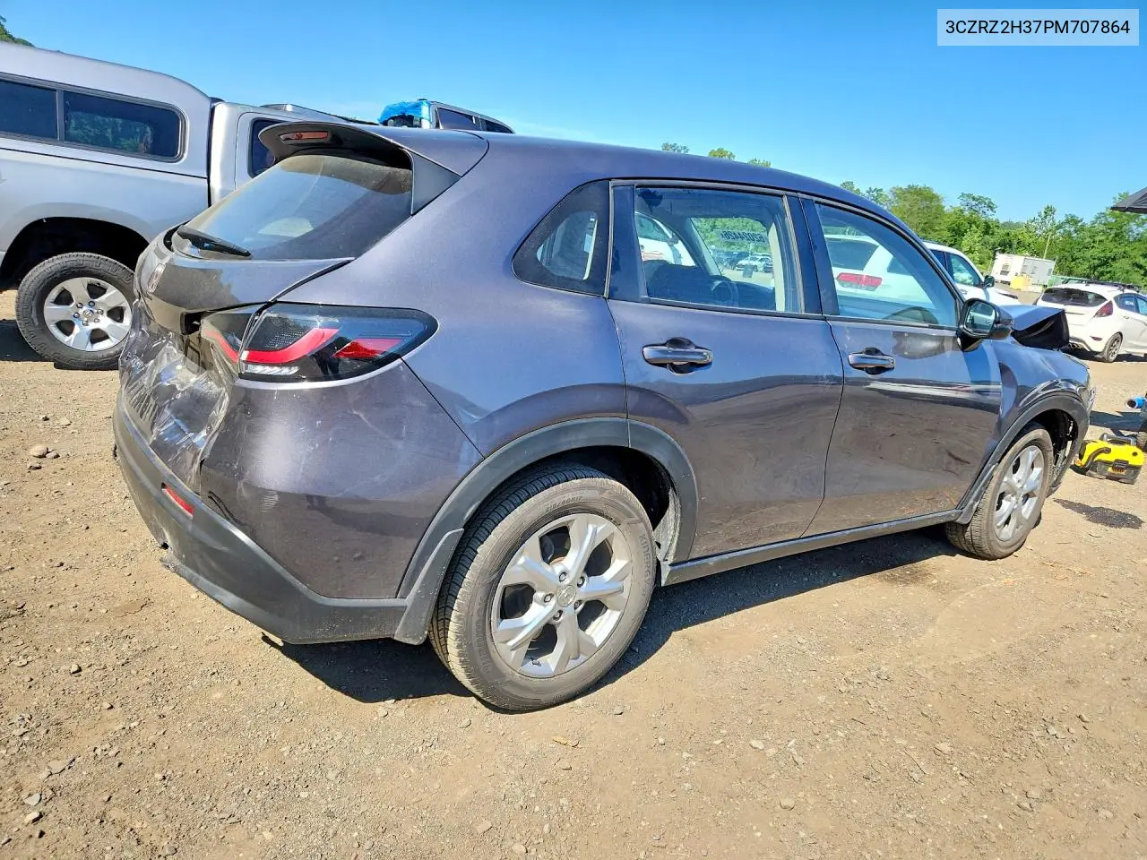 2023 Honda Hr-V Lx VIN: 3CZRZ2H37PM707864 Lot: 62024426