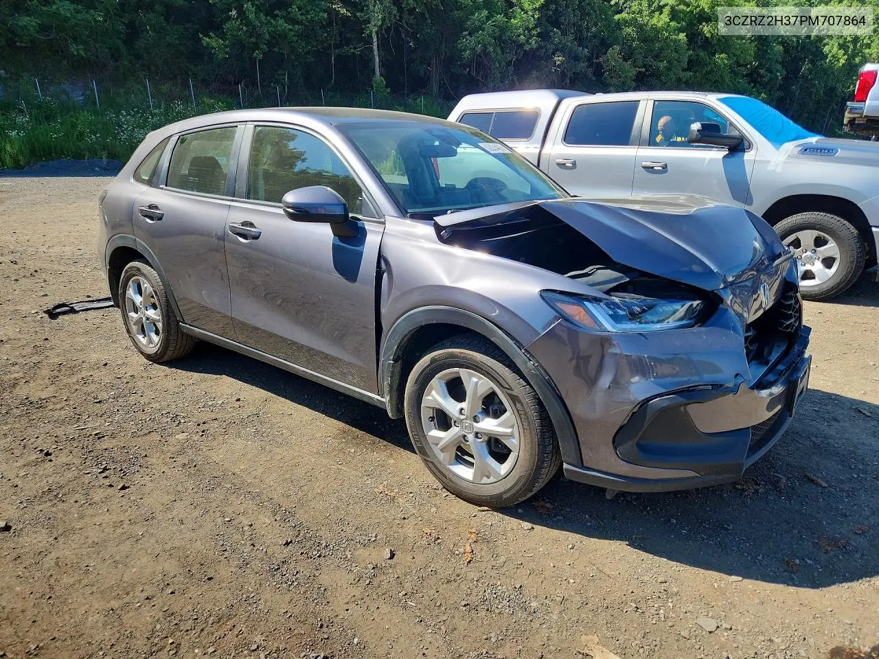 2023 Honda Hr-V Lx VIN: 3CZRZ2H37PM707864 Lot: 62024426