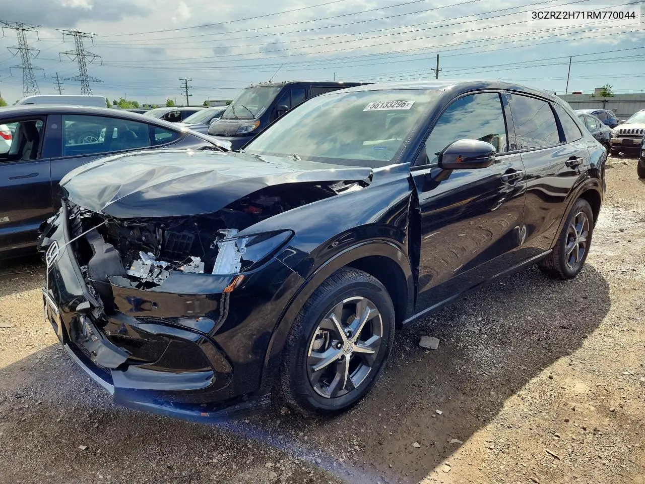 2024 Honda Hr-V Exl VIN: 3CZRZ2H71RM770044 Lot: 56133296