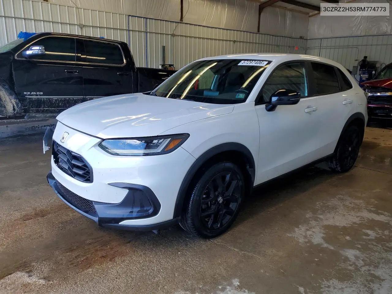 2024 Honda Hr-V Sport VIN: 3CZRZ2H53RM774773 Lot: 57297406