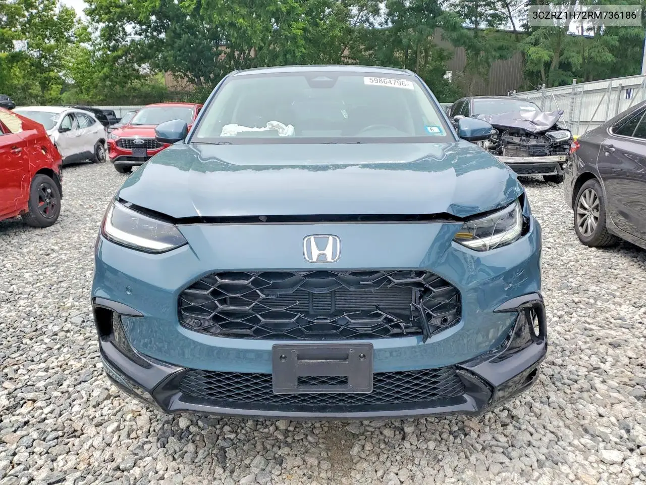 2024 Honda Hr-V Exl VIN: 3CZRZ1H72RM736186 Lot: 59864796