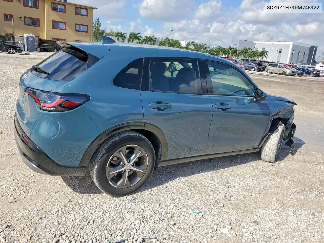 2024 Honda Hr-V Exl VIN: 3CZRZ1H79RM745922 Lot: 60079476