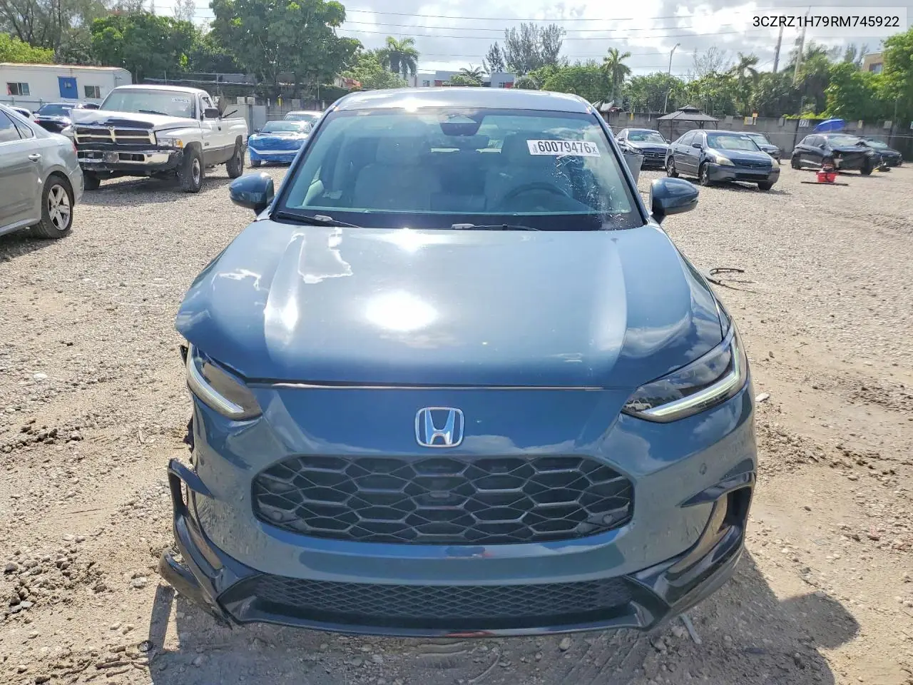 2024 Honda Hr-V Exl VIN: 3CZRZ1H79RM745922 Lot: 60079476