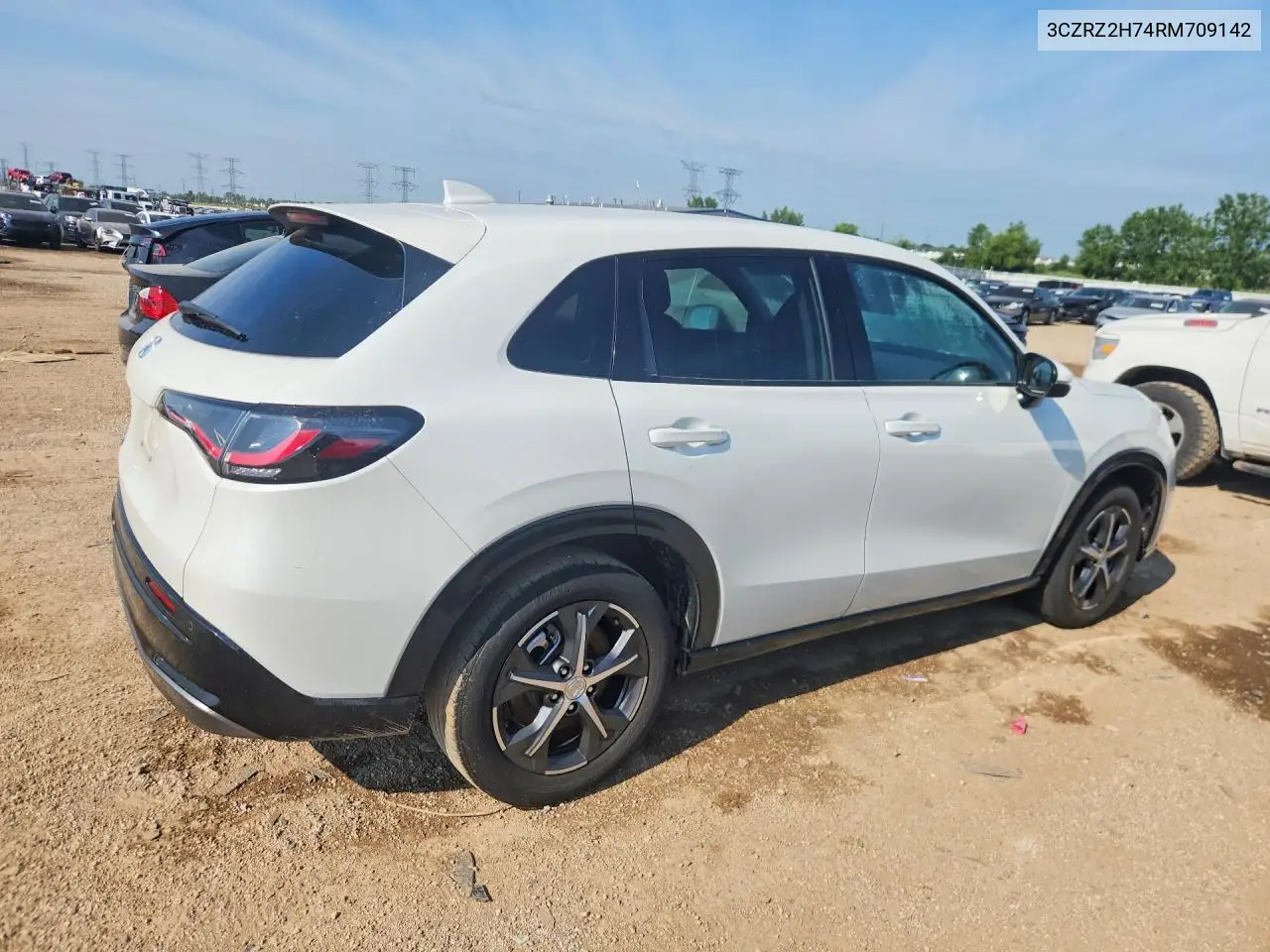 2024 Honda Hr-V Exl VIN: 3CZRZ2H74RM709142 Lot: 60386626