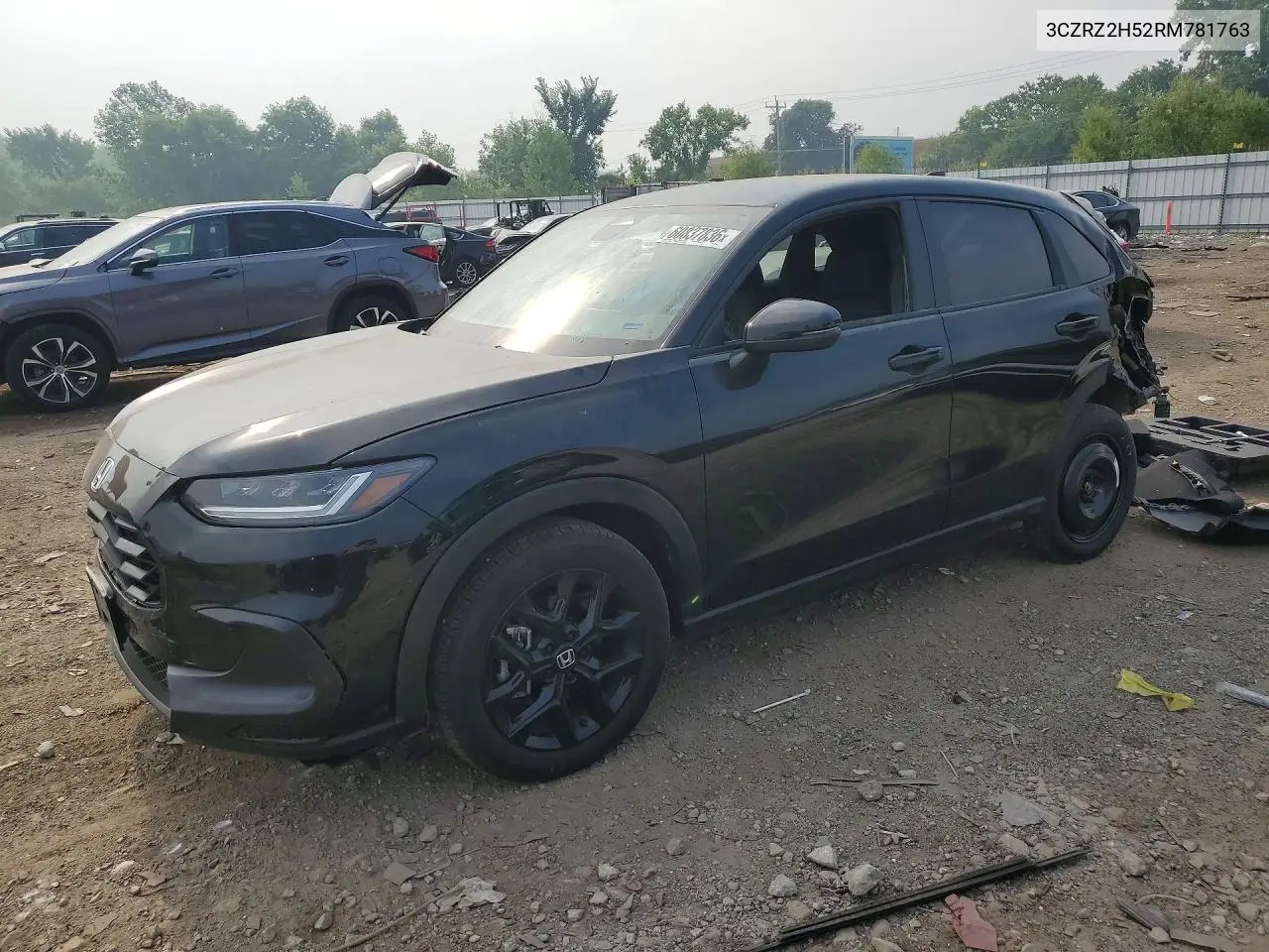 2024 Honda Hr-V Sport VIN: 3CZRZ2H52RM781763 Lot: 60837836
