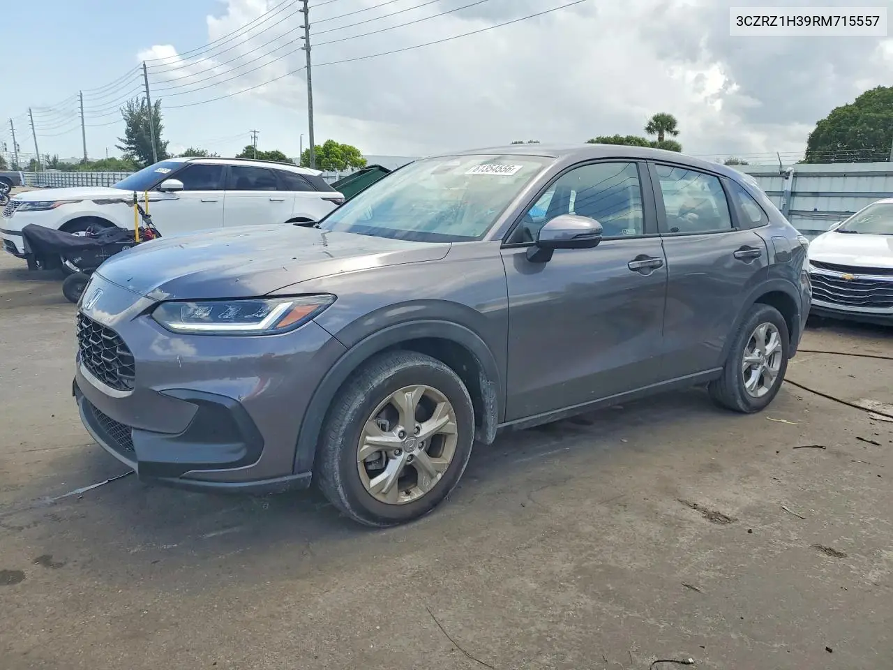 2024 Honda Hr-V Lx VIN: 3CZRZ1H39RM715557 Lot: 61354556