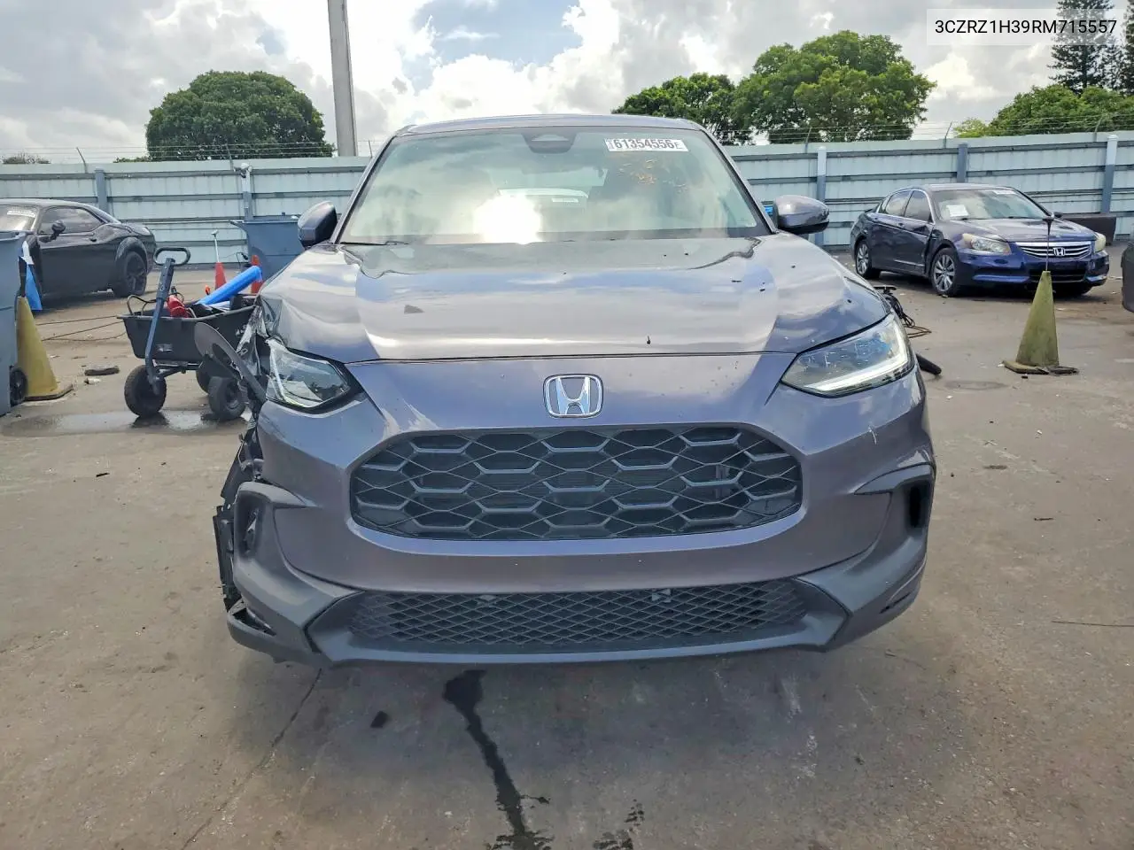 2024 Honda Hr-V Lx VIN: 3CZRZ1H39RM715557 Lot: 61354556