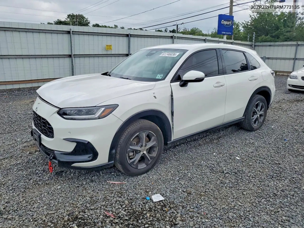 2024 Honda Hr-V Exl VIN: 3CZRZ2H78RM773135 Lot: 61746036