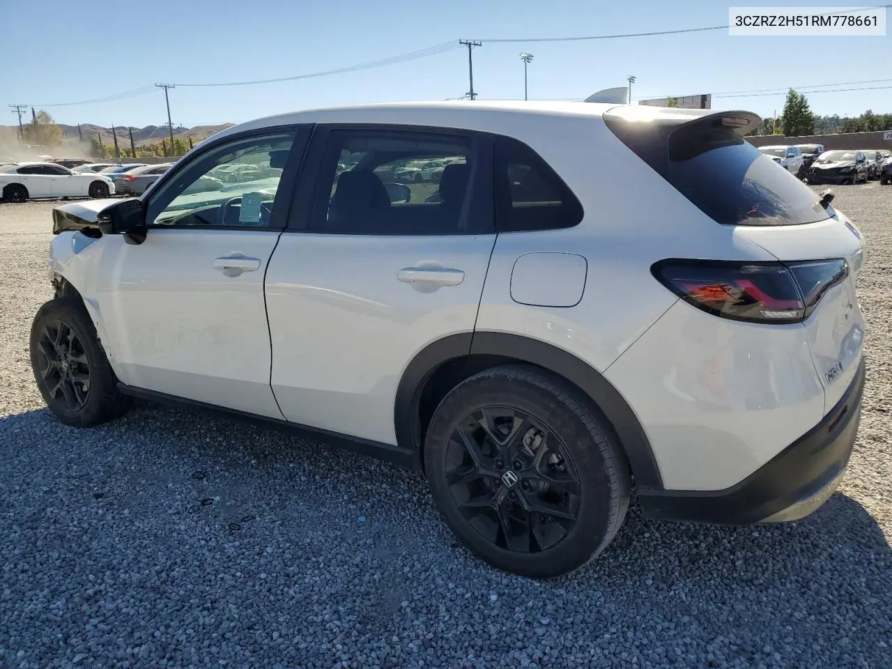 3CZRZ2H51RM778661 2024 Honda Hr-V Sport