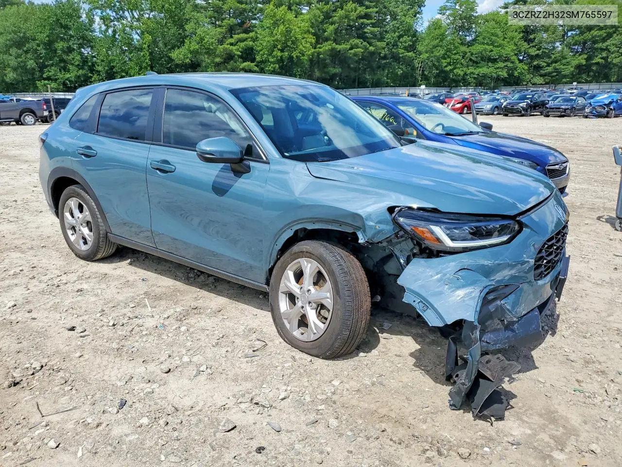 2025 Honda Hr-V Lx VIN: 3CZRZ2H32SM765597 Lot: 58278036