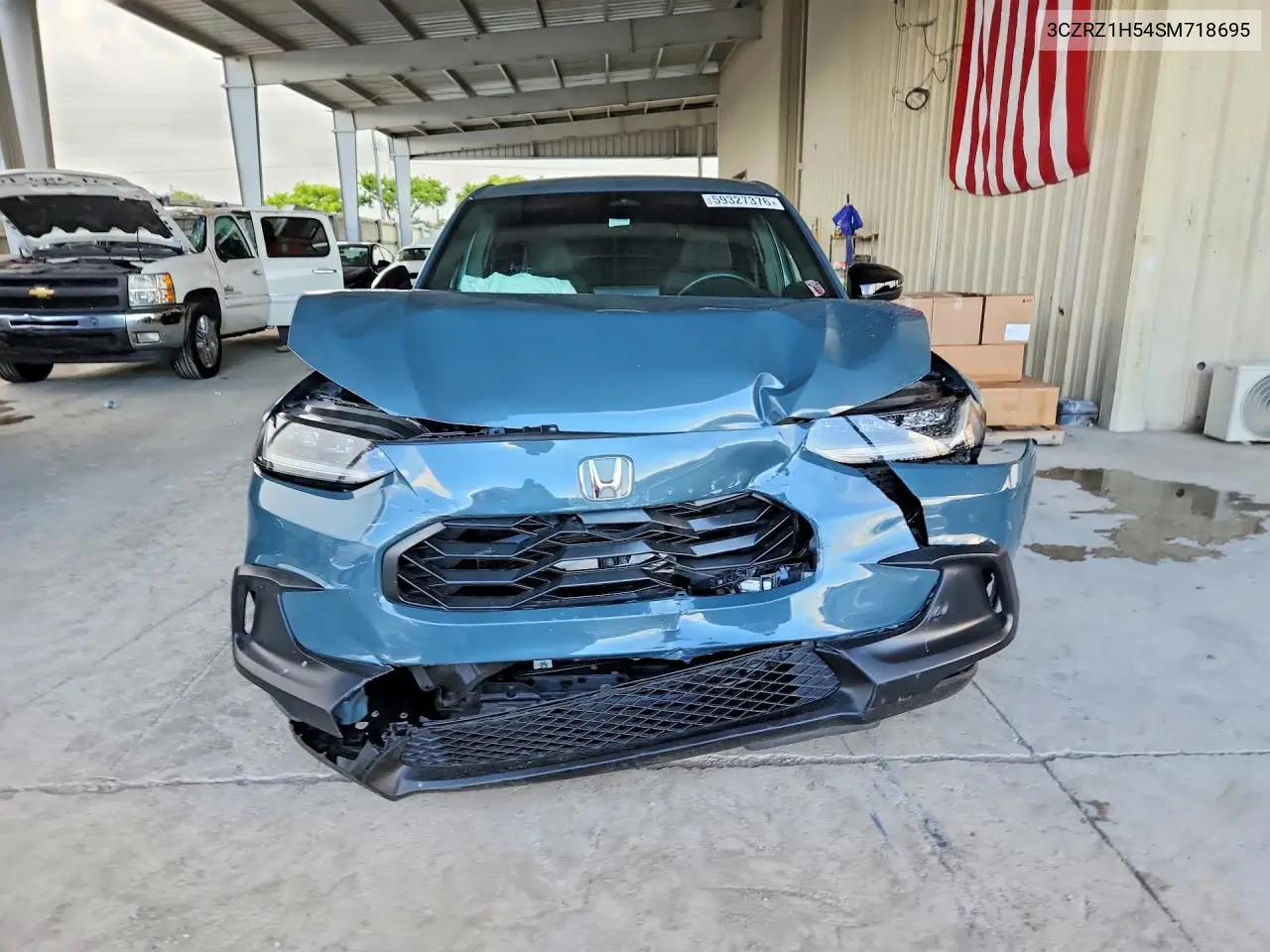 2025 Honda Hr-V Sport VIN: 3CZRZ1H54SM718695 Lot: 59327376