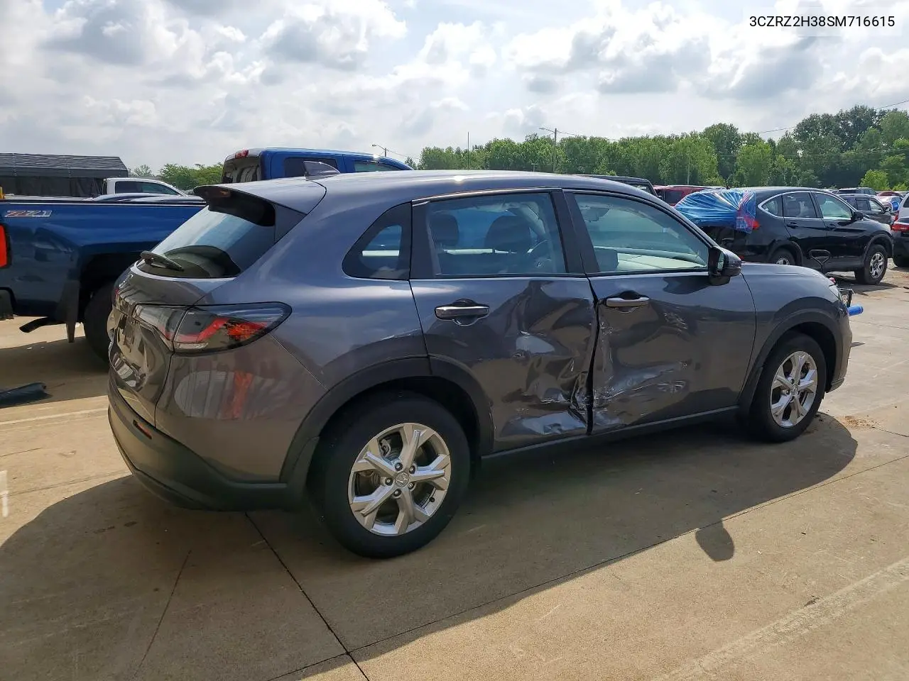2025 Honda Hr-V Lx VIN: 3CZRZ2H38SM716615 Lot: 59576896