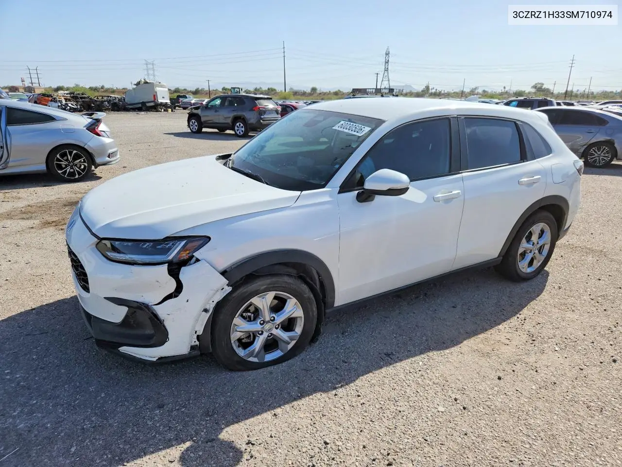2025 Honda Hr-V Lx VIN: 3CZRZ1H33SM710974 Lot: 60030506