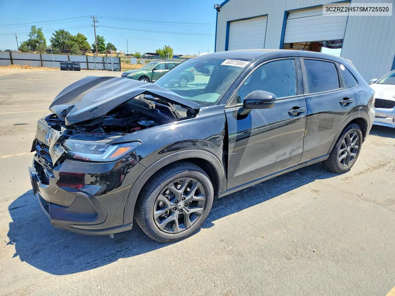 2025 Honda Hr-V Sport VIN: 3CZRZ2H57SM725520 Lot: 60073956