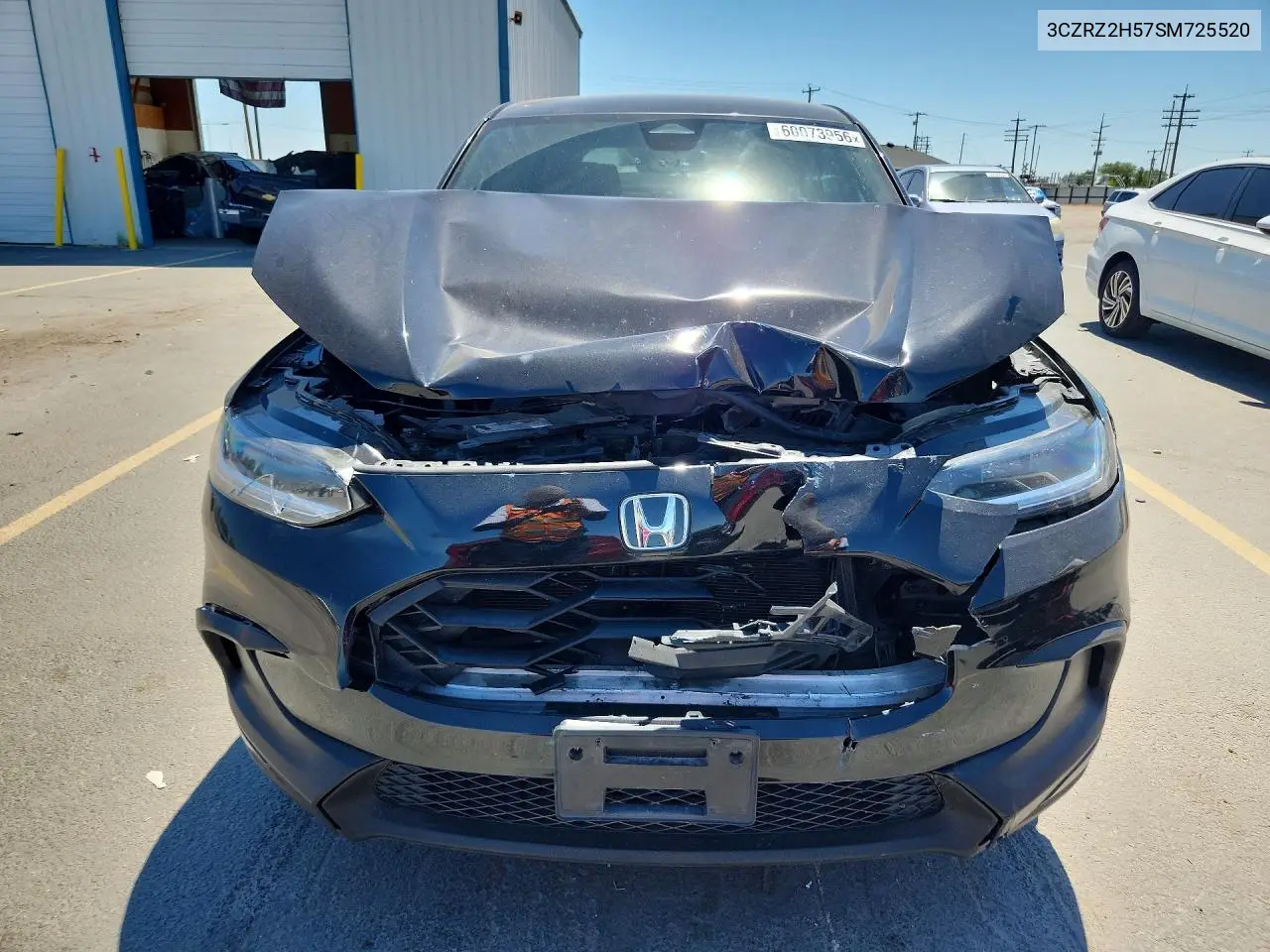 2025 Honda Hr-V Sport VIN: 3CZRZ2H57SM725520 Lot: 60073956