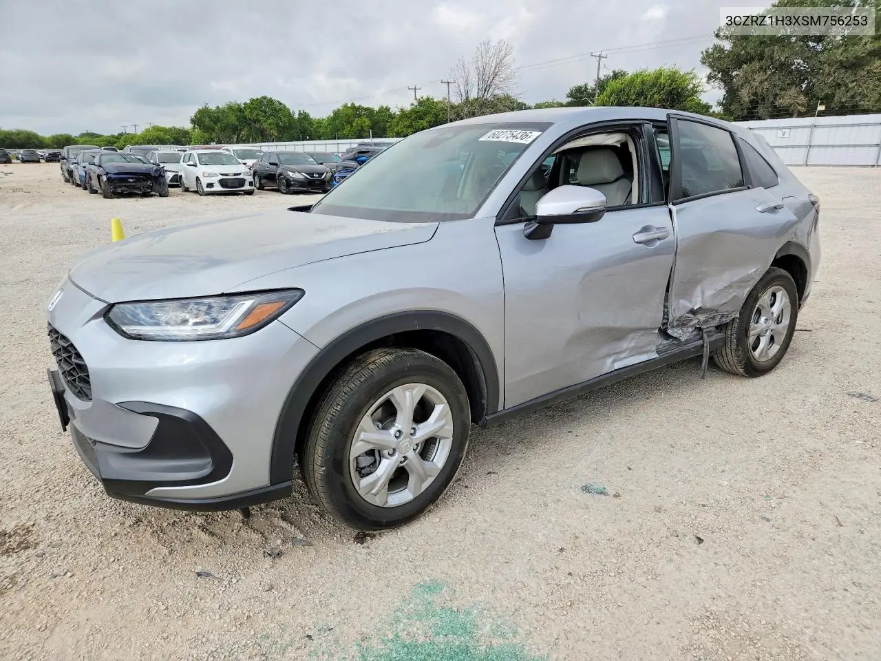 2025 Honda Hr-V Lx VIN: 3CZRZ1H3XSM756253 Lot: 60275436