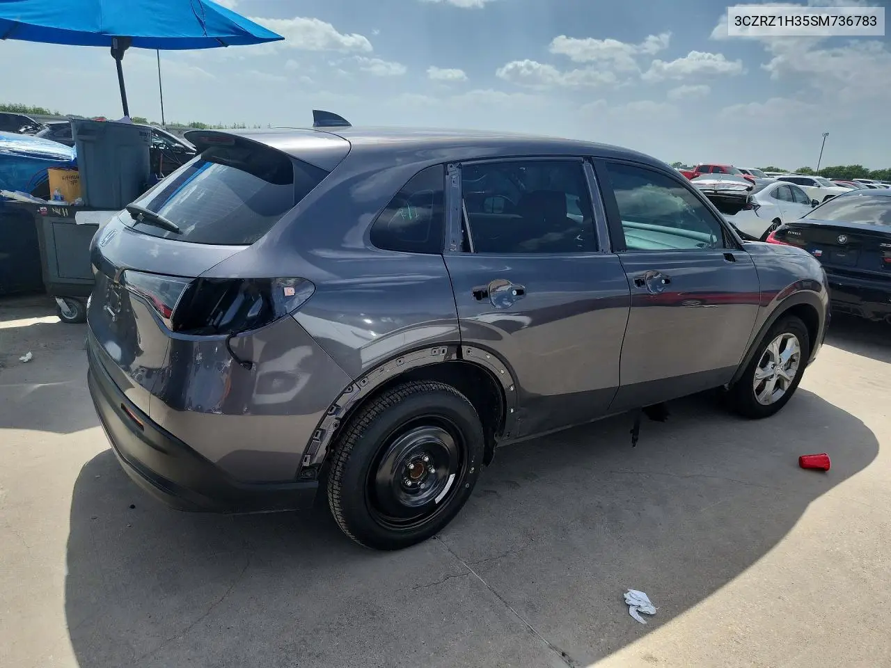 2025 Honda Hr-V Lx VIN: 3CZRZ1H35SM736783 Lot: 61050906