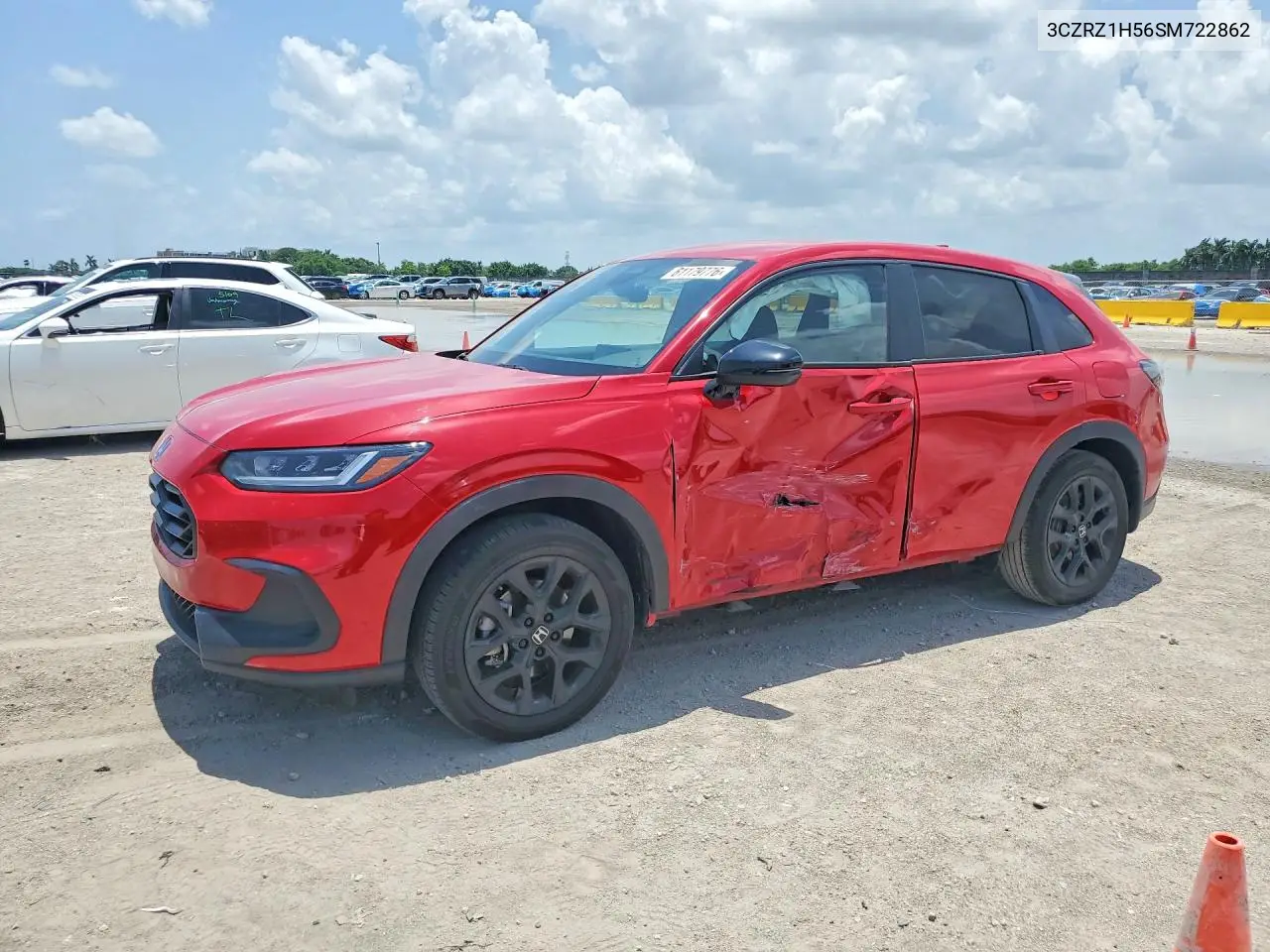 2025 Honda Hr-V Sport VIN: 3CZRZ1H56SM722862 Lot: 61179776