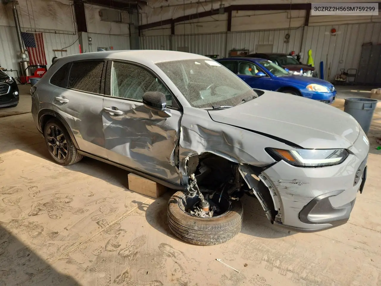 2025 Honda Hr-V VIN: 3CZRZ2H56SM759299 Lot: 61344076