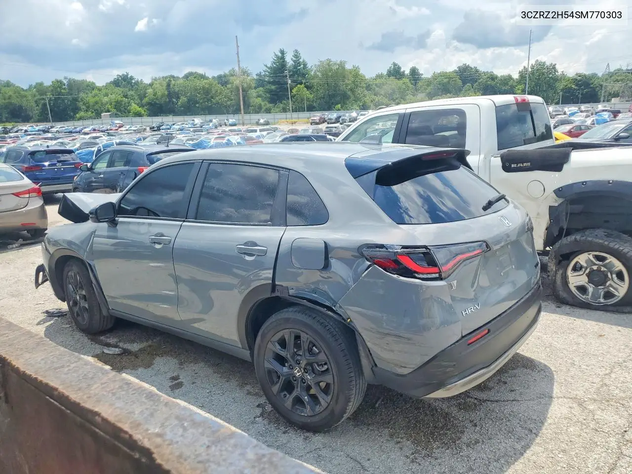 2025 Honda Hr-V Sport VIN: 3CZRZ2H54SM770303 Lot: 61397786