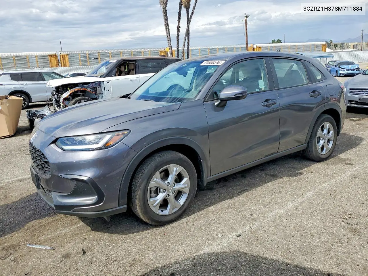 2025 Honda Hr-V Lx VIN: 3CZRZ1H37SM711884 Lot: 61800546