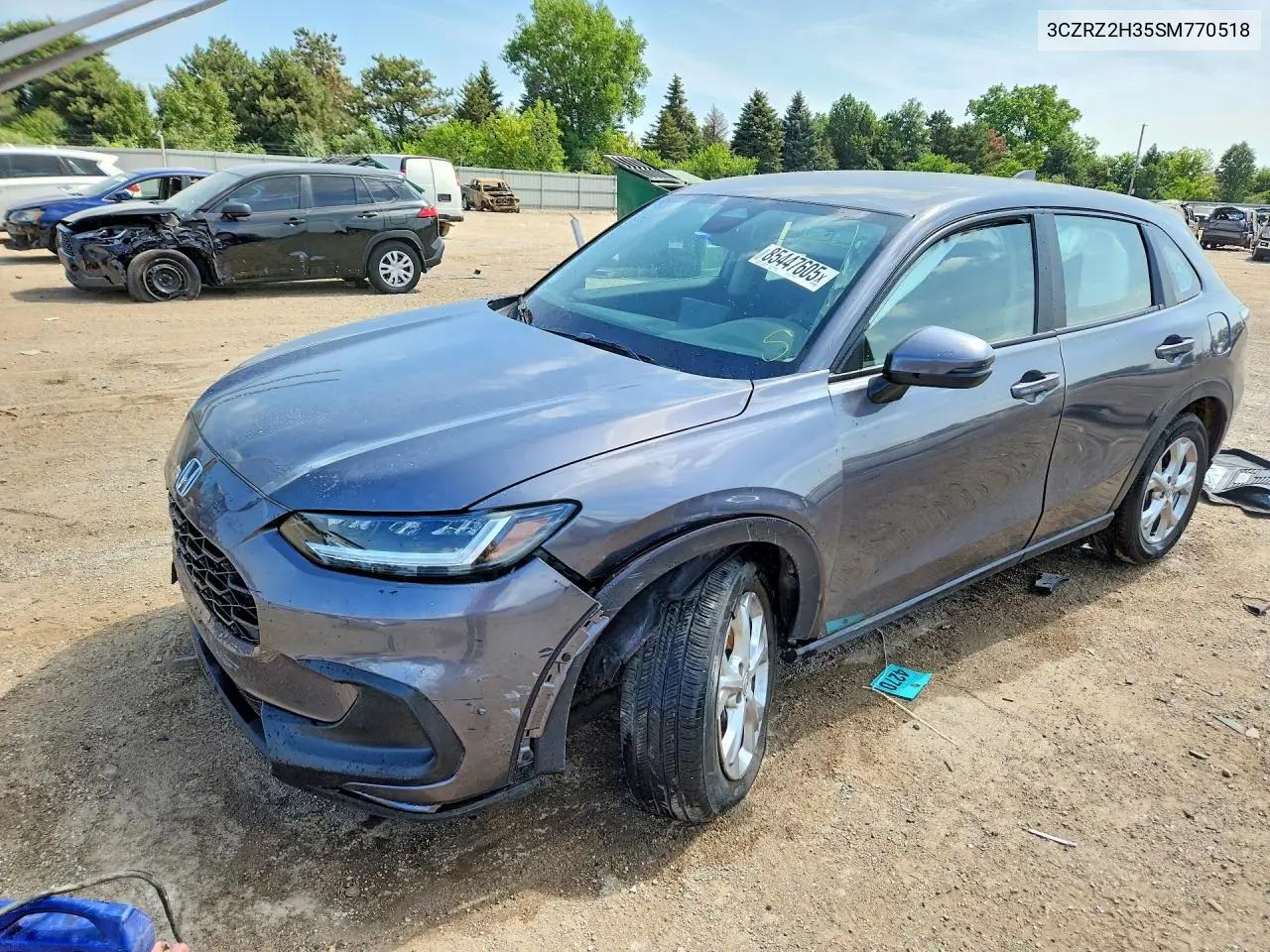 2025 Honda Hr-V Lx VIN: 3CZRZ2H35SM770518 Lot: 85447605