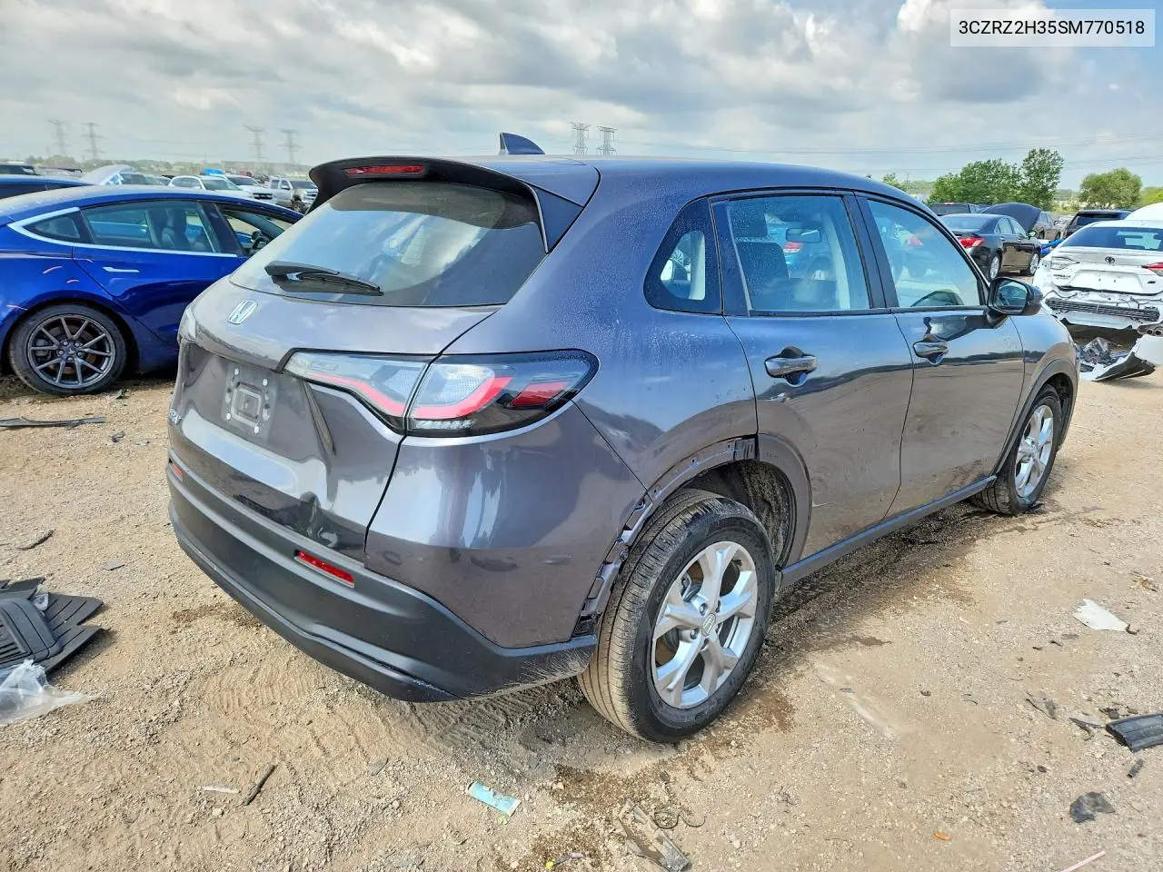 2025 Honda Hr-V Lx VIN: 3CZRZ2H35SM770518 Lot: 85447605
