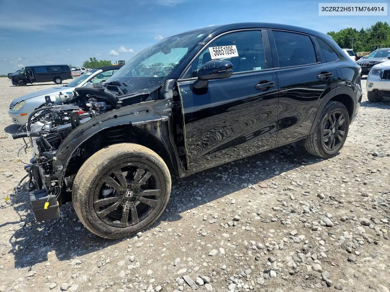 2026 Honda Hr-V Sport VIN: 3CZRZ2H51TM764914 Lot: 56651096