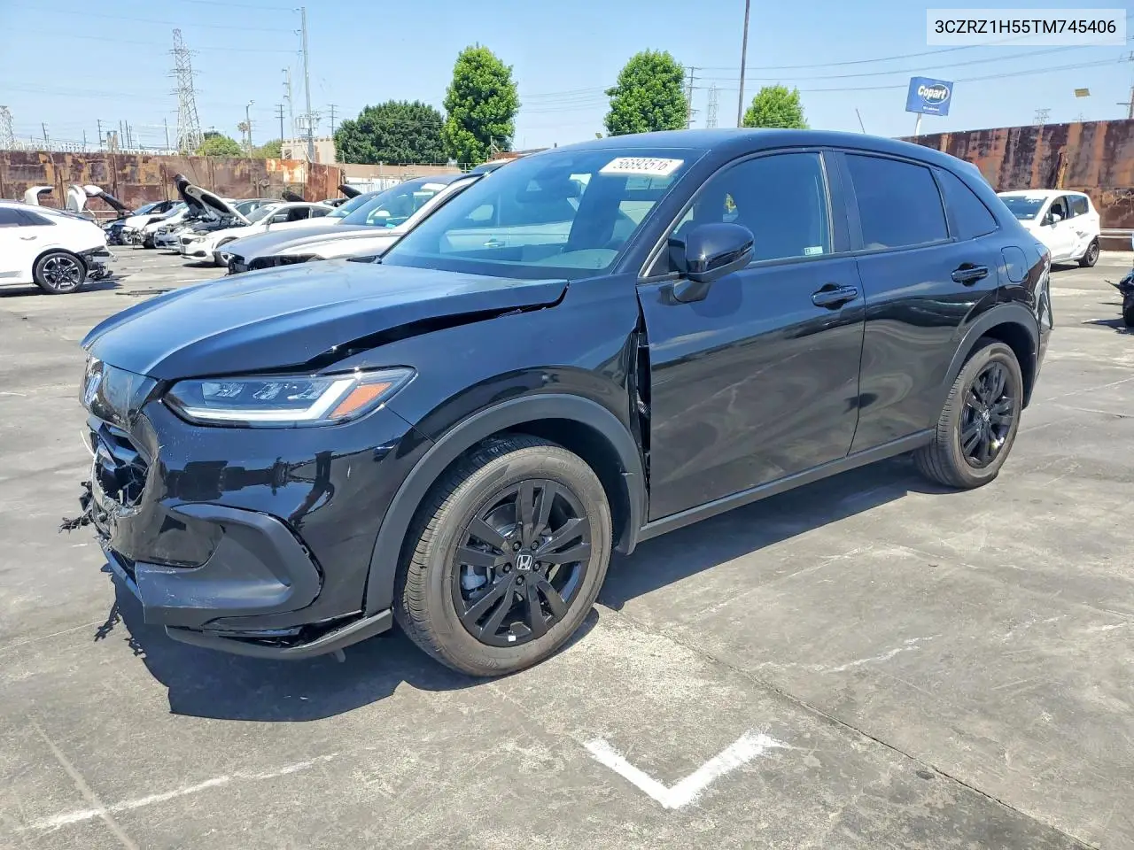 2026 Honda Hr-V Sport VIN: 3CZRZ1H55TM745406 Lot: 56893516