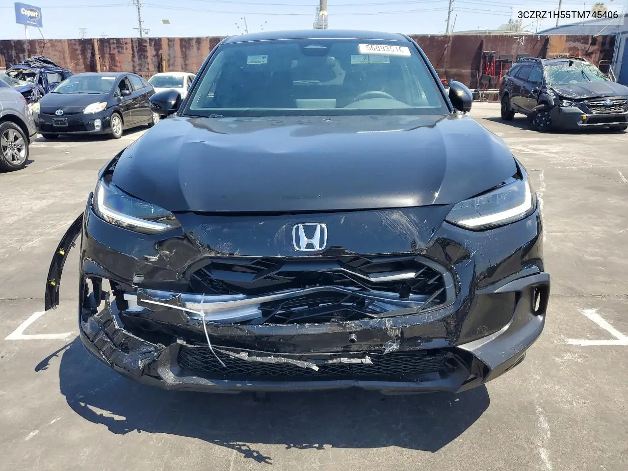 2026 Honda Hr-V Sport VIN: 3CZRZ1H55TM745406 Lot: 56893516