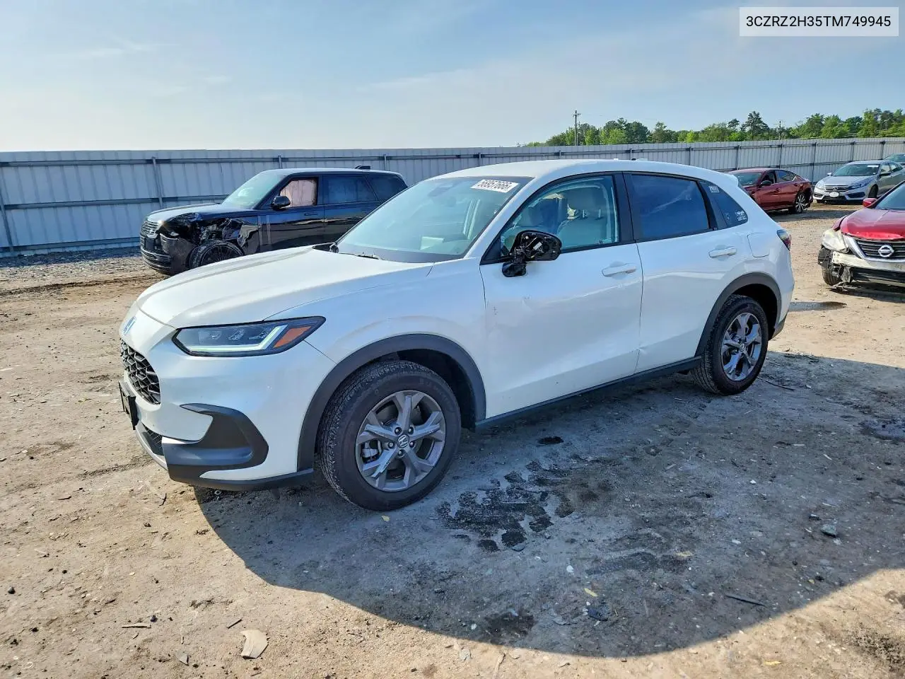 2026 Honda Hr-V Lx VIN: 3CZRZ2H35TM749945 Lot: 56957666