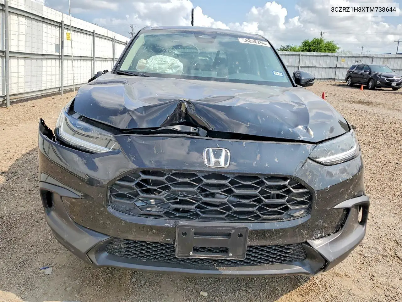 2026 Honda Hr-V Lx VIN: 3CZRZ1H3XTM738644 Lot: 58836206