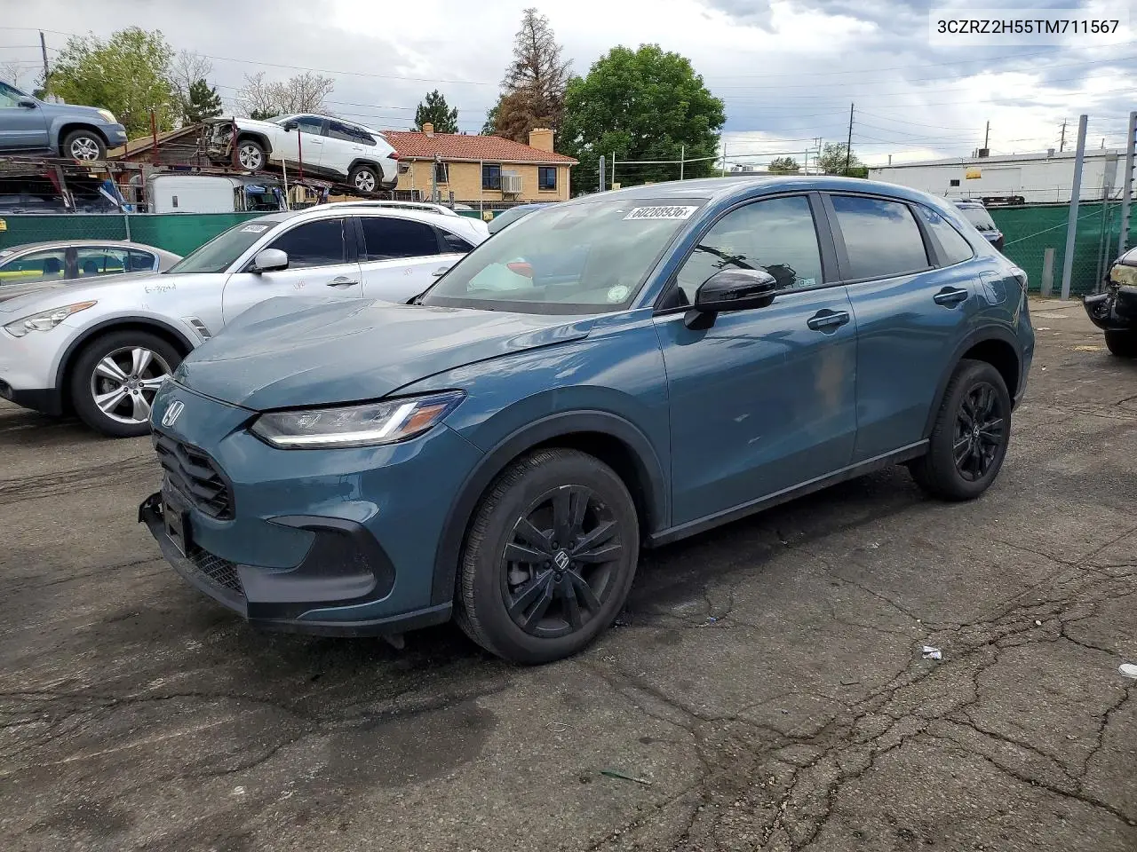 2026 Honda Hr-V Sport VIN: 3CZRZ2H55TM711567 Lot: 60288936