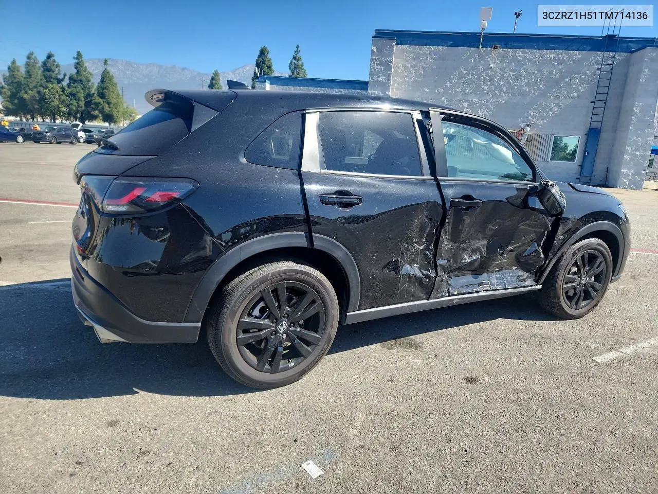 2026 Honda Hr-V Sport VIN: 3CZRZ1H51TM714136 Lot: 60416566