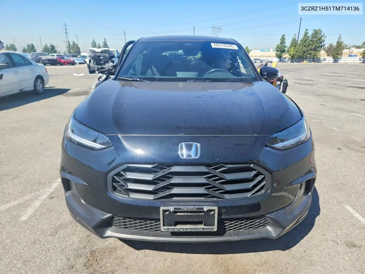 2026 Honda Hr-V Sport VIN: 3CZRZ1H51TM714136 Lot: 60416566