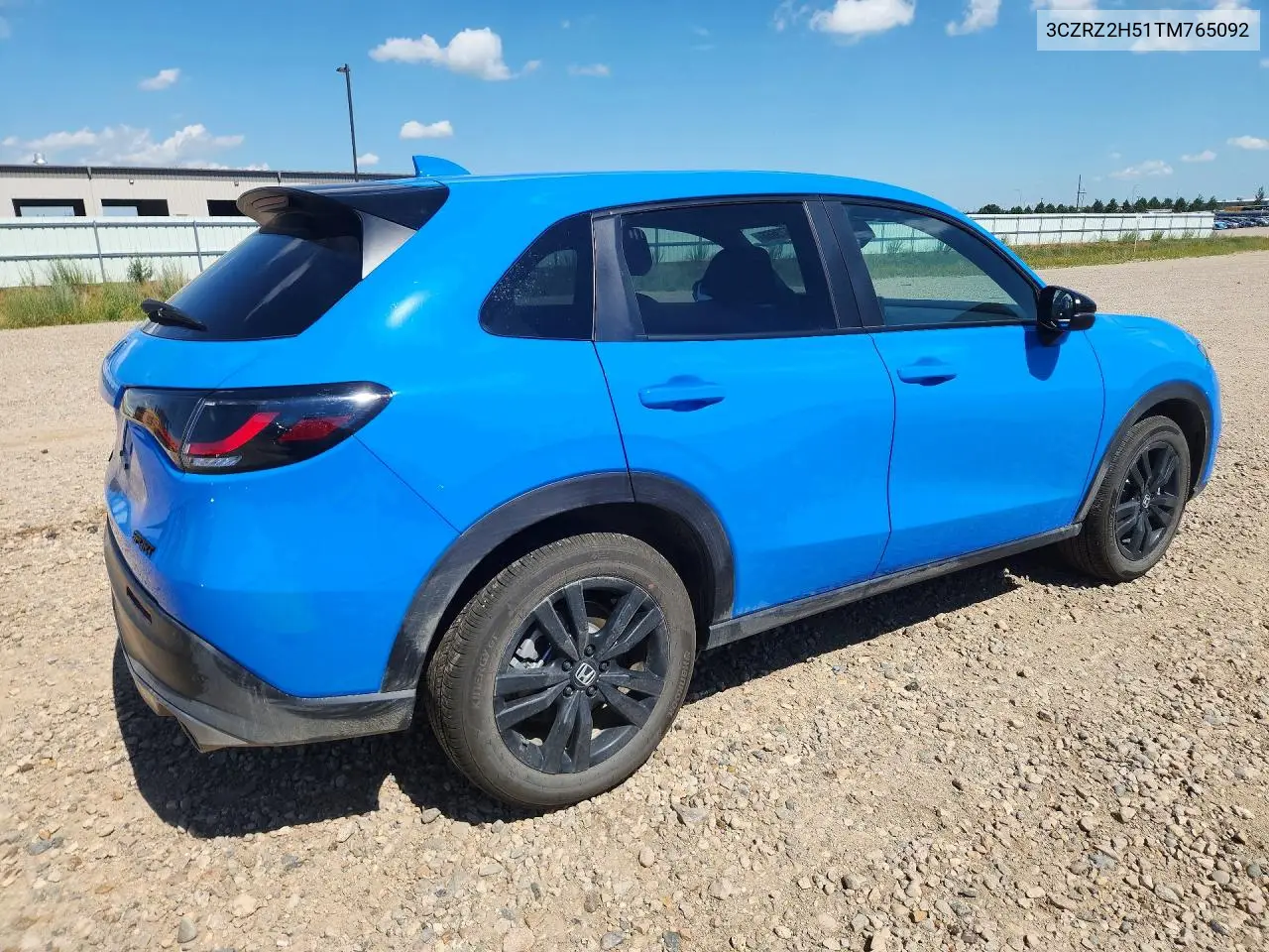 2026 Honda Hr-V Sport VIN: 3CZRZ2H51TM765092 Lot: 60573666