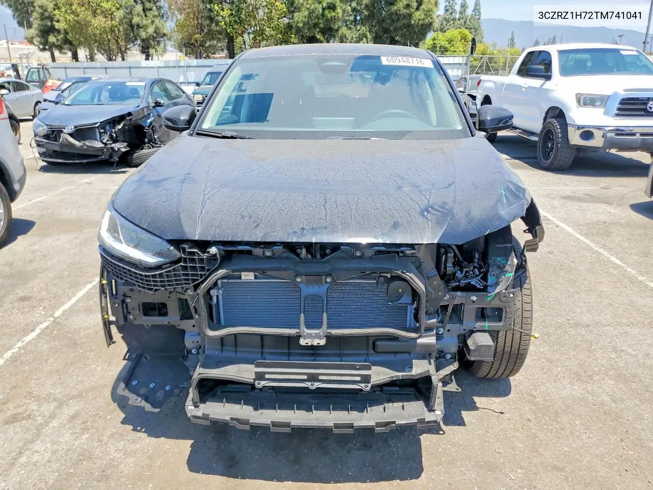 2026 Honda Hr-V Exl VIN: 3CZRZ1H72TM741041 Lot: 60948716
