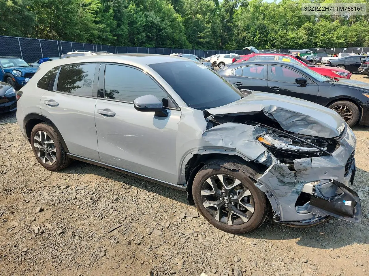 2026 Honda Hr-V Exl VIN: 3CZRZ2H71TM758161 Lot: 61119826