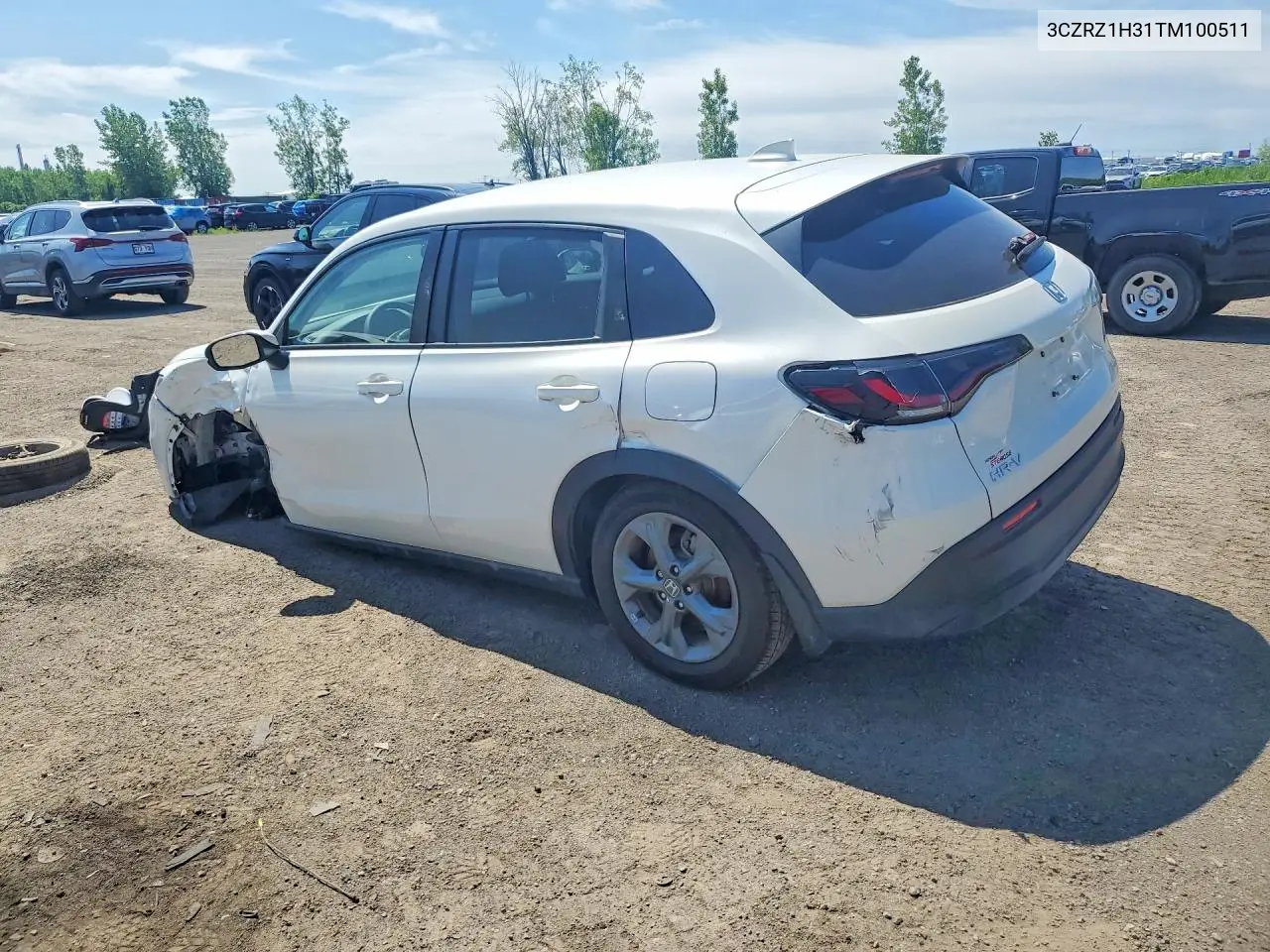 2026 Honda Hr-V Lx VIN: 3CZRZ1H31TM100511 Lot: 61563316