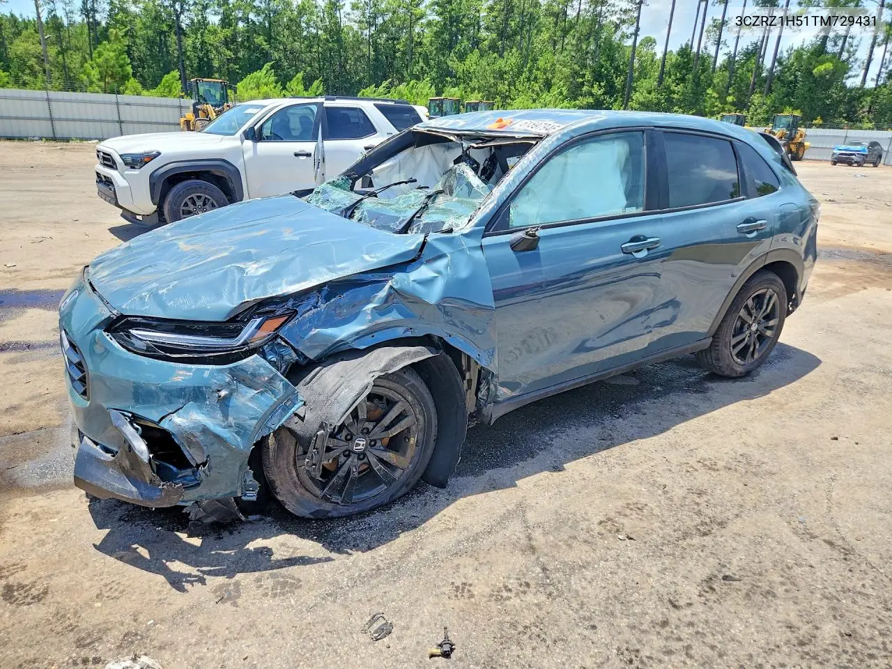 2026 Honda Hr-V Sport VIN: 3CZRZ1H51TM729431 Lot: 61597946