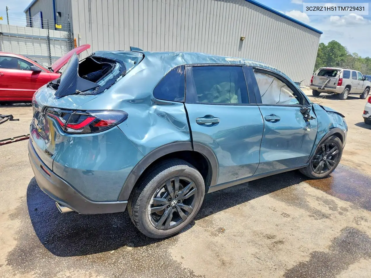 2026 Honda Hr-V Sport VIN: 3CZRZ1H51TM729431 Lot: 61597946