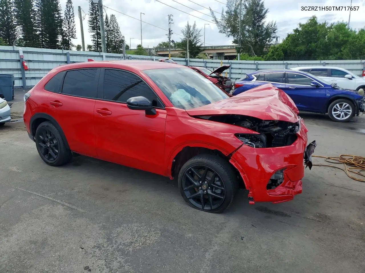 2026 Honda Hr-V Sport VIN: 3CZRZ1H50TM717657 Lot: 61606426