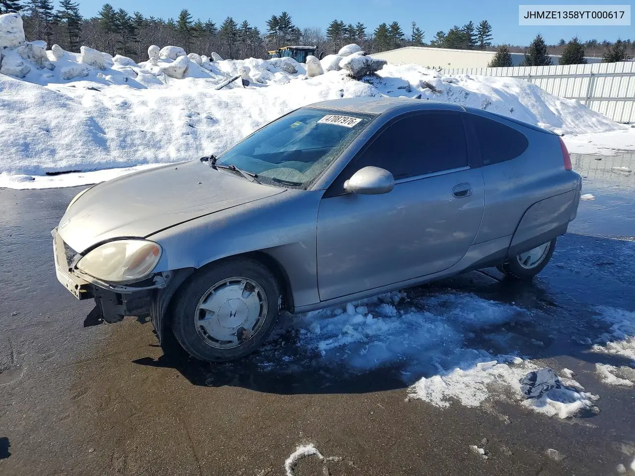 2000 Honda Insight VIN: JHMZE1358YT000617 Lot: 47087976